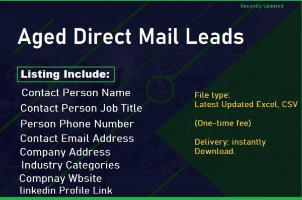 Aged Direct Mail Leads