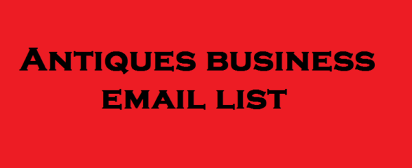 Antiques Email Marketing Data