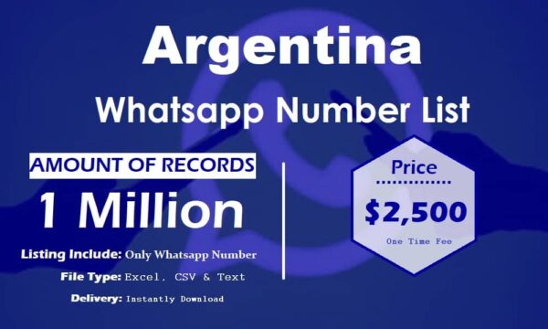 Argentina WhatsApp Marketing Data 3 Million