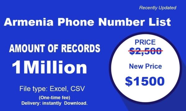 Armenia Phone Marketing Data 3 Million