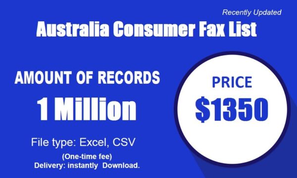 Australia Consumer Fax List