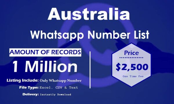 Australia WhatsApp Marketing Data 500K