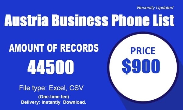 Austria Business Phone Marketing Data