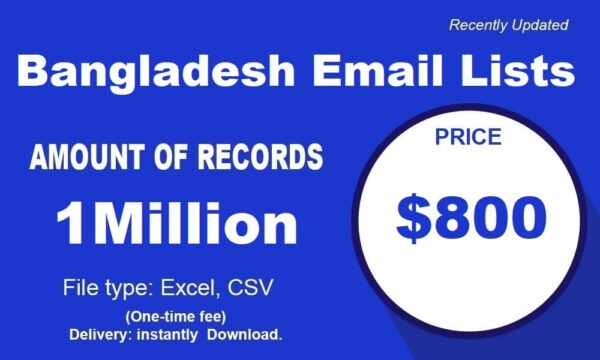 Bangladesh Email Marketing Datas