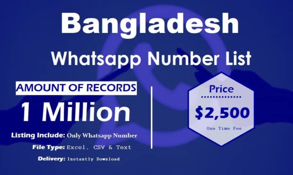 Bangladesh WhatsApp Marketing Data Trial