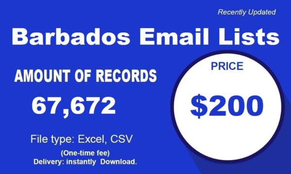 Barbados Email Marketing Datas