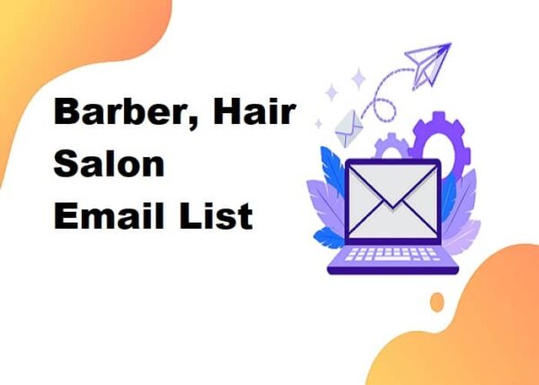 Barber, Hair Salon Email Marketing Data