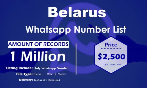 Belarus WhatsApp Marketing Data 1 Million