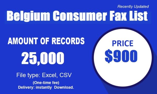 Belgium Consumer Fax List