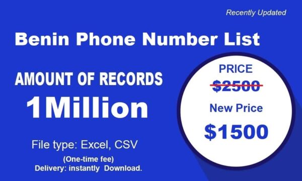 Benin Phone Marketing Data 1 Million