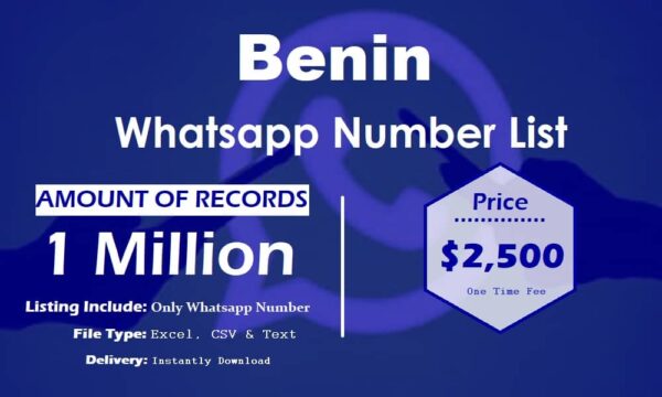 Benin WhatsApp Marketing Data 50K