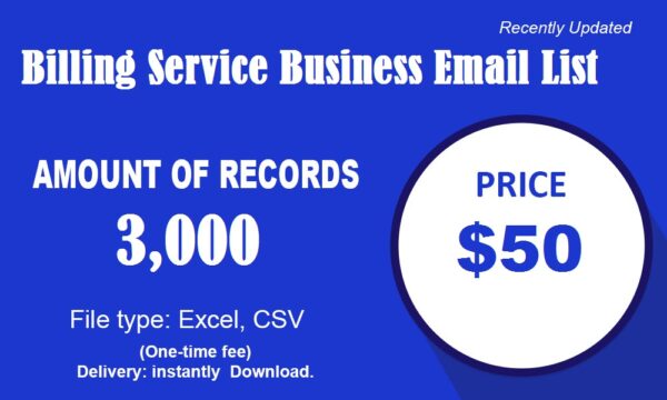 Billing Service Email Marketing Data