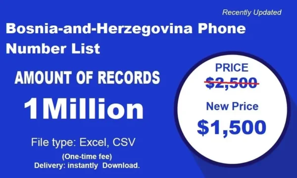 Bosnia and Herzegovina Phone Marketing Data 3 Million