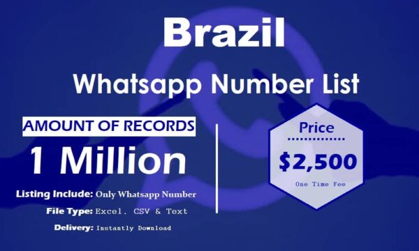 Brazil WhatsApp Marketing Data 1 Million