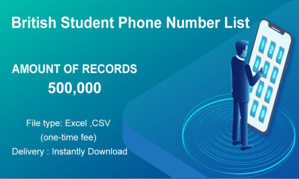 British Student Phone Marketing Data Business