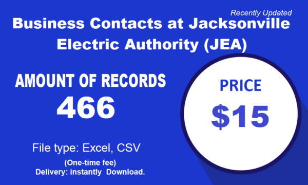 Business Contacts at Jacksonville Electric Authority (JEA)