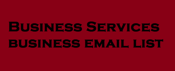 Business Services Email Marketing Data