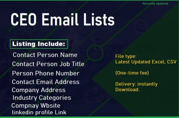 CEO Email Marketing Datas Trial