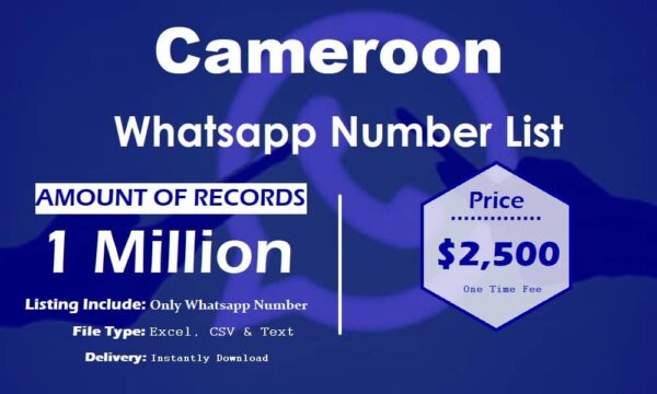 Cameroon WhatsApp Marketing Data Trial