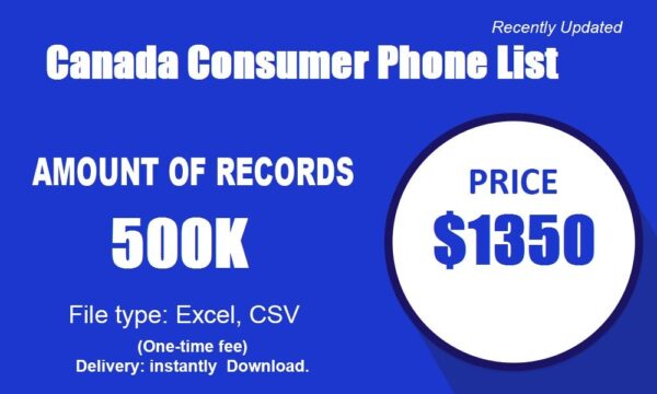 Canada Consumer Phone Marketing Data