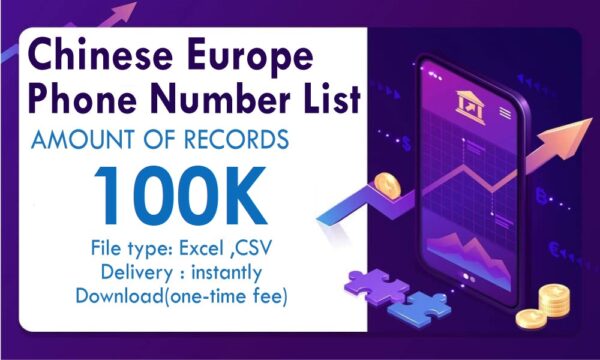 Chinese Europe Phone Marketing Data Business Order