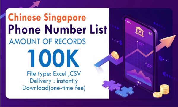 Chinese Singapore Phone Marketing Data Business Order