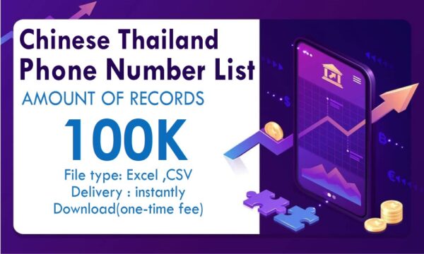 Chinese Thailand Phone Marketing Data Trail Order