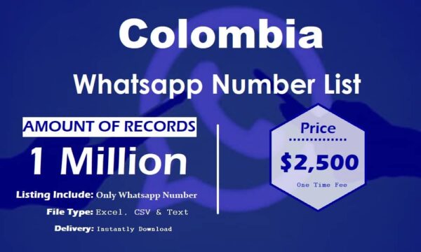 Colombia WhatsApp Marketing Data 1 Million