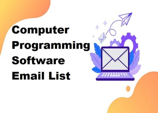 Computer Programming Software Email Marketing Data