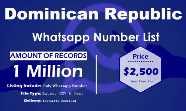 Dominican Republic WhatsApp Marketing Data 50K