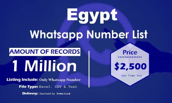 Egypt WhatsApp Marketing Data 3 Million