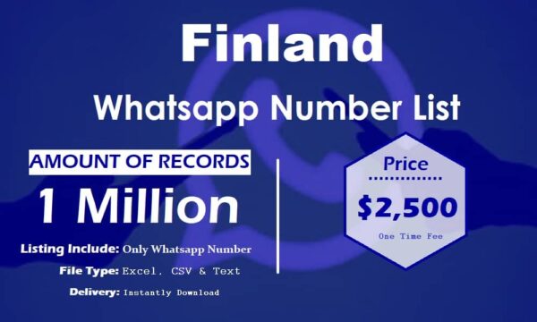 Finland WhatsApp Marketing Data 5 Million