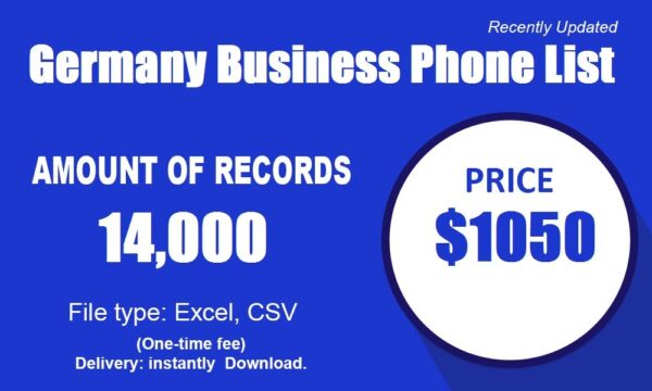 Germany Business Phone Marketing Data