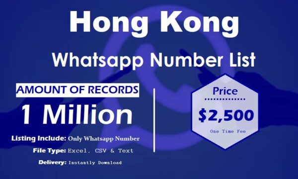 Hong Kong WhatsApp Marketing Data 3 Million