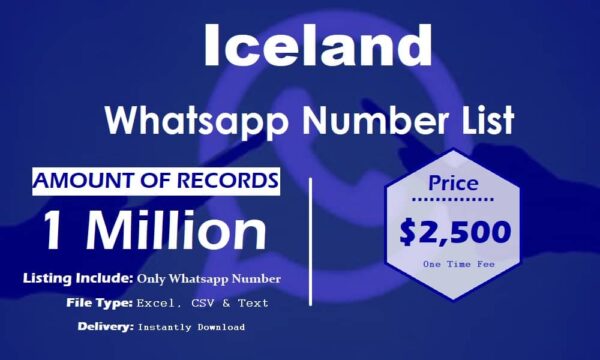 Iceland WhatsApp Marketing Data Trial