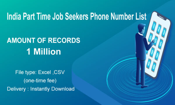 India Part Time Job Seekers Phone Marketing Data Small