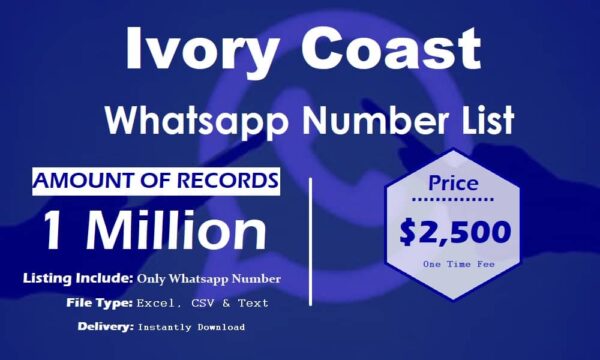 Ivory Coast WhatsApp Marketing Data 1 Million