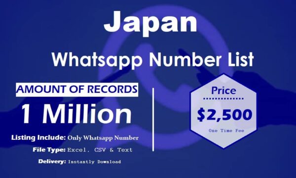 Japan WhatsApp Marketing Data 1 Million