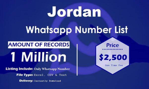 Jordan WhatsApp Marketing Data 500K