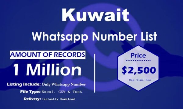 Kuwait WhatsApp Marketing Data 3 Million