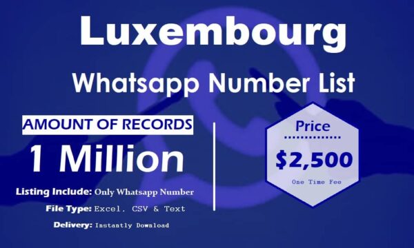 Luxembourg WhatsApp Marketing Data Trial