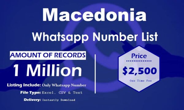 Macedonia WhatsApp Marketing Data 1 Million