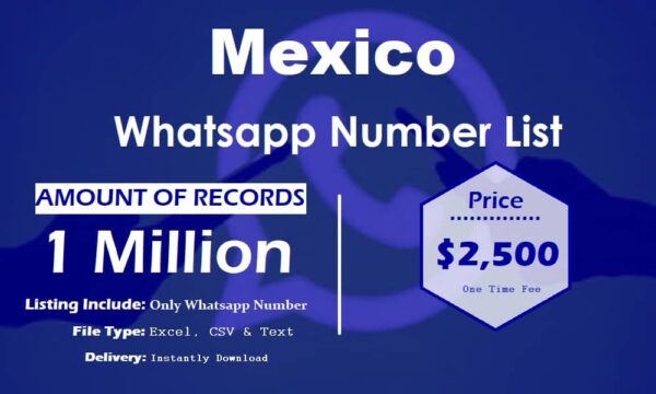 Mexico WhatsApp Marketing Data 5 Million