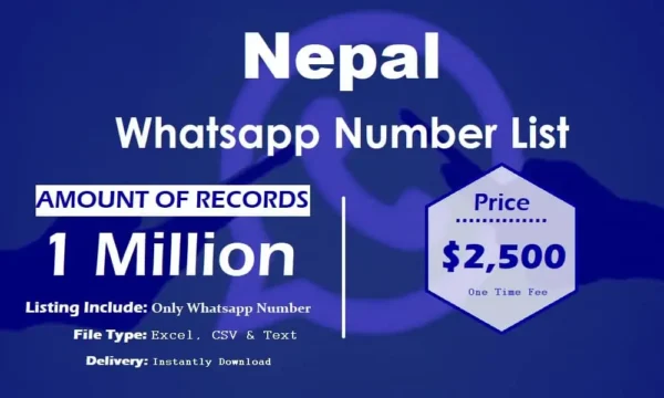 Nepal WhatsApp Marketing Data 100K