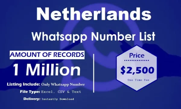 Netherlands WhatsApp Marketing Data 100K