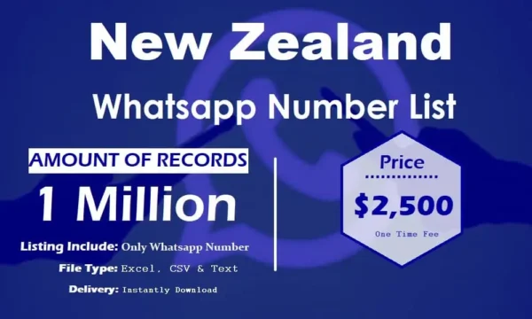 New Zealand WhatsApp Marketing Data Trial