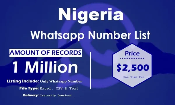 Nigeria WhatsApp Marketing Data 500K