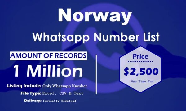 Norway WhatsApp Marketing Data 1 Million