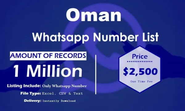 Oman WhatsApp Marketing Data 5 Million