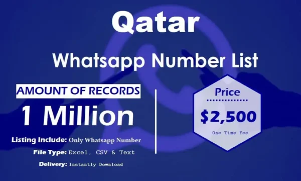 Qatar WhatsApp Marketing Data 3 Million